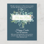 Katholieke PASEN Kaarten Religieuze Tekst Bijbelci (Voorkant)