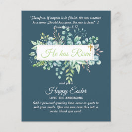 Katholieke PASEN Kaarten Religieuze Tekst Bijbelci