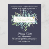 Katholieke PASEN Kaarten Religieuze Tekst Bijbelci (Voorkant)