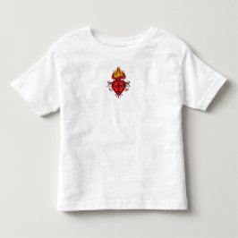 Katholieke Peuter Heilige Hart van Jezus T-shirt
