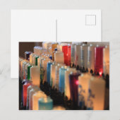 Katholieke Prayer Candles Briefkaart (Voorkant / Achterkant)