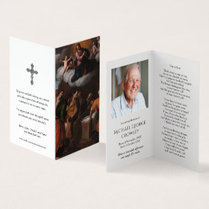 Katholieke Prayer Cards Assumptie van Mary Kaart