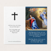 Katholieke Prayer Kaarten | Aanmelding (Buitenkant ongevouwen)