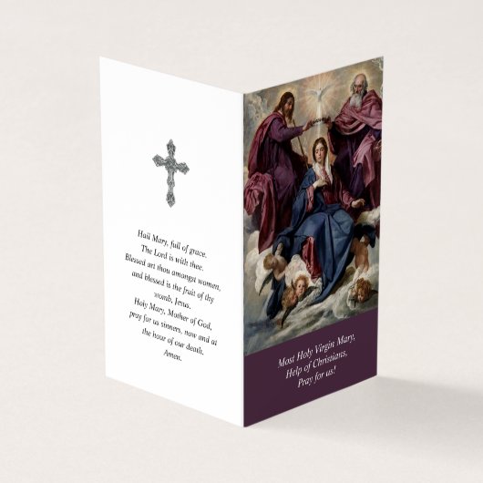 Katholieke Prayer Kaarten | Coronatie (Buitenkant)