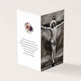 Katholieke Prayer Kaarten | Crucifixatie van Jezus