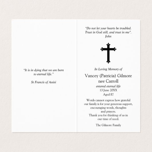 Katholieke Prayer Kaarten | Gebroken hart Jezus 2 (Binnenkant ongevouwen)