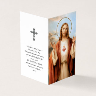 Katholieke Prayer Kaarten | Gebroken hart Jezus 3