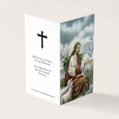 Katholieke Prayer Kaarten | Jezus met honden (Buitenkant)