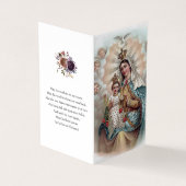 Katholieke Prayer Kaarten | Mary Don Weep (Buitenkant)
