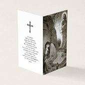 Katholieke Prayer Kaarten | Mary & Jesus Tomb 1 (Buitenkant)