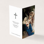 Katholieke Prayer Kaarten | Mary Song of Angels (Buitenkant)