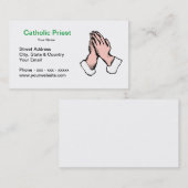Katholieke Priest Busness Card Visitekaartje (Voorkant / Achterkant)