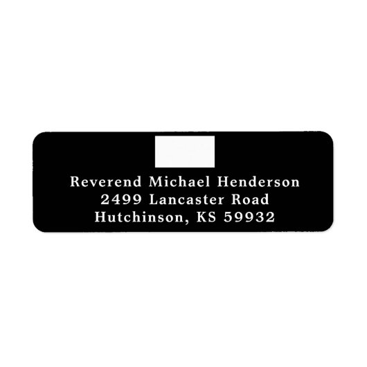 Katholieke priest Clergy Traditional Roman Collar Etiket (Voorkant)