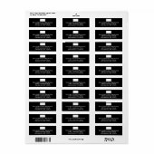 Katholieke priest Clergy Traditional Roman Collar Etiket (Full Sheet)