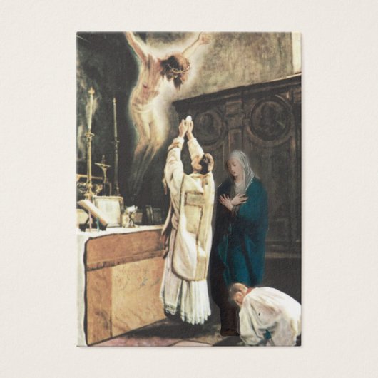 Katholieke priest Funeral Memorial Heilige Kaart - (Voorkant)