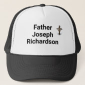 Katholieke Priest Gift Trucker Hat Pet (Voorkant)