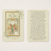 katholieke priest Hands Ordination Poem Visitekaartje (Voorkant /achterkant)