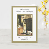 katholieke priest Jubileum Ordination Elegant Kaart (Gele Bloem)