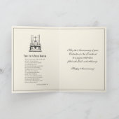 katholieke priest Jubileum Ordination Gold Kaart (Binnen)