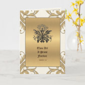 katholieke priest Jubileum Ordination Gold Kaart (Gele Bloem)