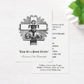 KATHOLIEKE PRIEST JUBILEUM ORDINATION HOLY CARDS VISITEKAARTJE (Bureau)