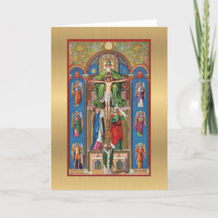 Katholieke Priest Jubileum Ordination Mass Kaart