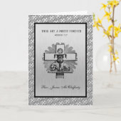 katholieke priest Jubileum Ordination Silver Kaart (Gele Bloem)