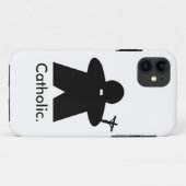 Katholieke priest Meeple-zaak Case-Mate iPhone Case (Achterkant (horizontaal))