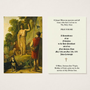 KATHOLIEKE PRIEST ORDINATION JUBILEUM HOLY CARDS VISITEKAARTJE