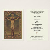 KATHOLIEKE PRIEST ORDINATION JUBILEUM HOLY CARDS VISITEKAARTJE (Voorkant /achterkant)