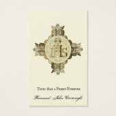 KATHOLIEKE PRIEST ORDINATION JUBILEUM HOLY CARDS VISITEKAARTJE (Voorkant)