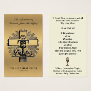 KATHOLIEKE PRIEST ORDINATION JUBILEUM HOLY CARDS VISITEKAARTJE