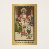 KATHOLIEKE PRIEST ORDINATION JUBILEUM HOLY CARDS VISITEKAARTJE (Voorkant)