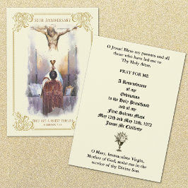 KATHOLIEKE PRIEST ORDINATION JUBILEUM HOLY CARDS VISITEKAARTJE