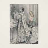 KATHOLIEKE PRIEST ORDINATION JUBILEUM HOLY CARDS VISITEKAARTJE (Voorkant)