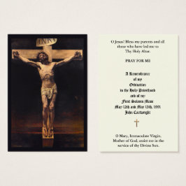 KATHOLIEKE PRIEST ORDINATION JUBILEUM HOLY CARDS VISITEKAARTJE