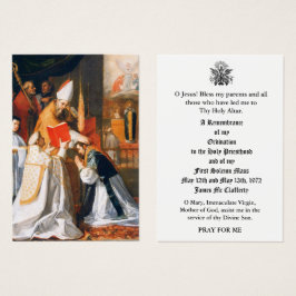 KATHOLIEKE PRIEST ORDINATION JUBILEUM HOLY CARDS VISITEKAARTJE