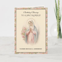 Katholieke Priester Bloemrijke Maagd Maria Religie