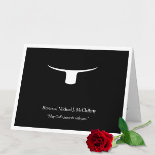 Katholieke priester Deacon Stationery Schriftgedee Feestdagen Kaart