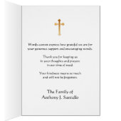 Katholieke priester die massaal condoleances aanbi (Binnen (Rechts))