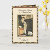 katholieke priester die massale gebeden bestelt kaart (Gele Bloem)