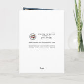 Katholieke priester Floral Maagd Maria Religieus Kaart (Achterkant)