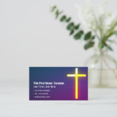 Katholieke Priester Geestelijkheid Kerk Contact Visitekaartje (Staand voorkant)