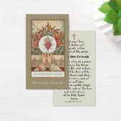 Katholieke priester Heilig Hartgebed Religieus Visitekaartje (Bureau)