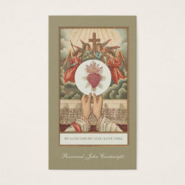 Katholieke priester Heilig Hartgebed Religieus Visitekaartje