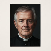 Katholieke priester herdenking gebed visitekaartje (Voorkant)