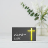 Katholieke Priester Kerk Geloof Contact Visitekaartje (Staand voorkant)