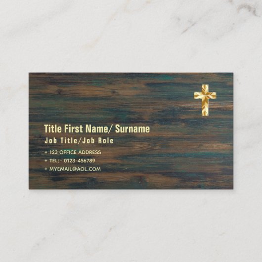 Katholieke Priester Kerk Geloof Geestelijkheid Chr Visitekaartje (Voorkant)