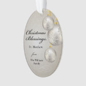 Katholieke priester Kerst elegante hangende kerstb Ornament (voorkant)