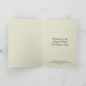 Katholieke priester op St. Valentijnsdag Feestdagen Kaart (Binnen)